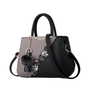 Women Stylish Handbag – Medium Soft Tote with Zipper Closure & Multi-Pocket Interior