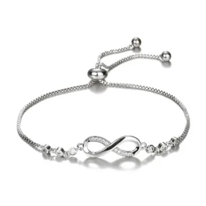 Shining Diva Fashion Latest Stylish Crystal Charm Bracelet
